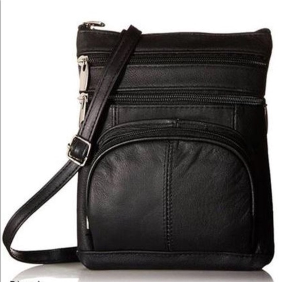 Genuine Leather Crossbody,  Travel Bag Unisex - Picture 3 of 8